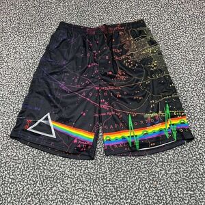 Pink Floyd x Grassroots Athletic Shorts Men Large Black Drawstring Adult Size 32